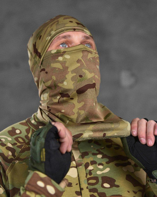 Балаклава мужская тактическая подшлемник  мужская тактическая подшлемник  coolmax мультикам ВТ1065 Одесса - изображение 10