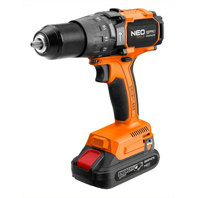 Шуруповерт Neo Tools Energy+ 18V, бесщеточный, 100Нм, 0-480/0-1900об/мин 1.56кг (без АКБ и ЗУ) (04-616) Винница - изображение 9