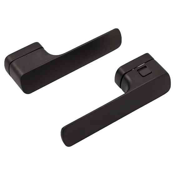 Дверна ручка на розетці M&T Minimal2.0 147803 Lef TIN-K титан/чорний матовий, в комплекті з WC Київ