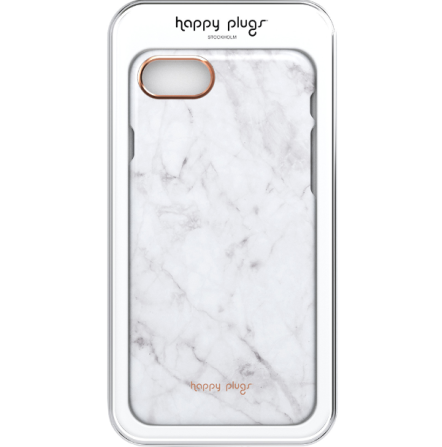 Чохол Happy Plugs Ultra Thin для iPhone 7, 8, SE, тонкий і стильний, із захистом від подряпин Айфон Білий мармур Київ - фото 1