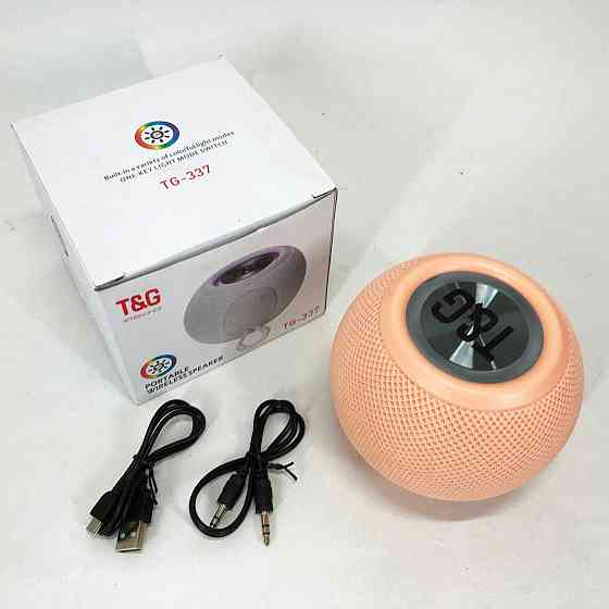 Колонка-динамик bluetooth TG337, Блютуз колонка с качественным звуком ME-381 и подсветкой Киев