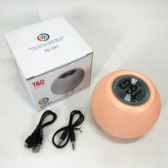 Колонка-динамик bluetooth TG337, Блютуз колонка с качественным звуком ME-381 и подсветкой Киев - изображение 4