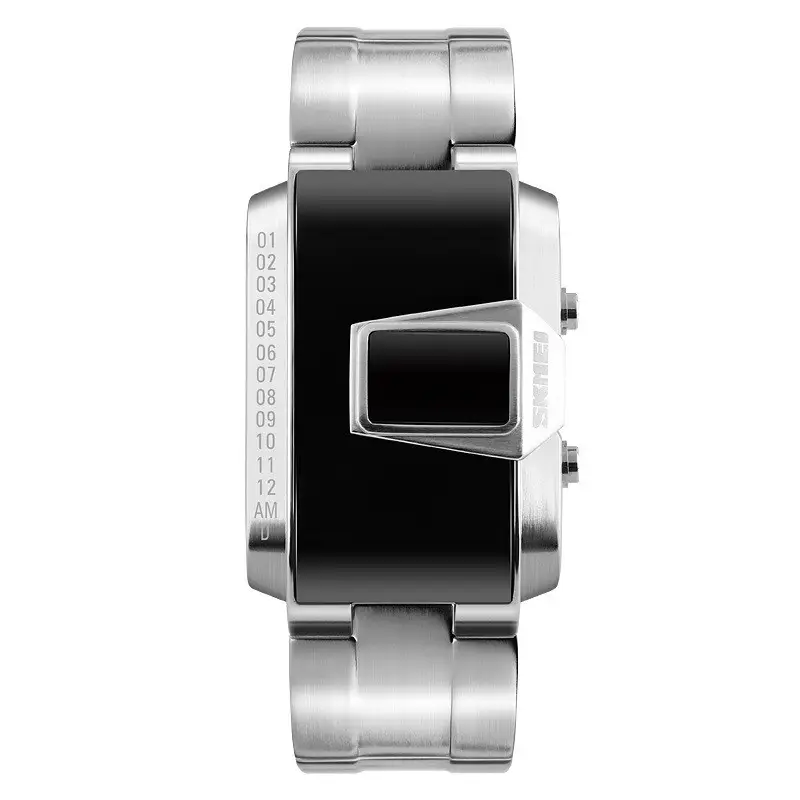 Мужские оригинальные часы Skmei 1179 (Серебристые) Винница - изображение 3