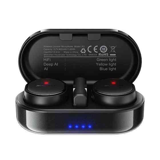 Беспроводная микрофонная система ACEFAST R3 dual-mic (Type-C) Black Одесса