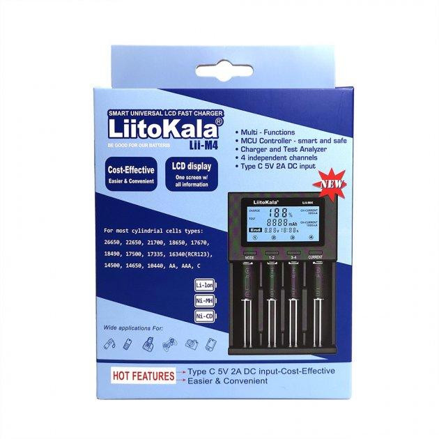 Универсальное заряднoe устройство Liitokala lii-М4 (на 4 канала) Киев - изображение 6