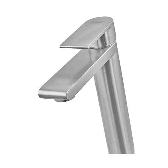 Смеситель для умывальника Koer KI-11015-02 высокий (из нерж. стали) (Цвет нерж) (KR4782) Киев