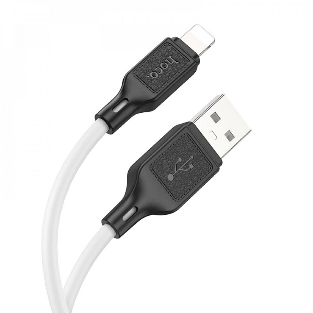 Кабель HOCO X90 Cool silicone живлення та передачі даних - Lightning, колір білий 6931474788412 Одеса - фото 2