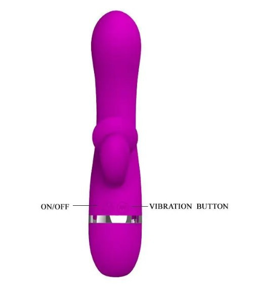 Вибромассажер с клиторальным стимулятором Pretty Love - BERT Sex Aura Киев - изображение 5