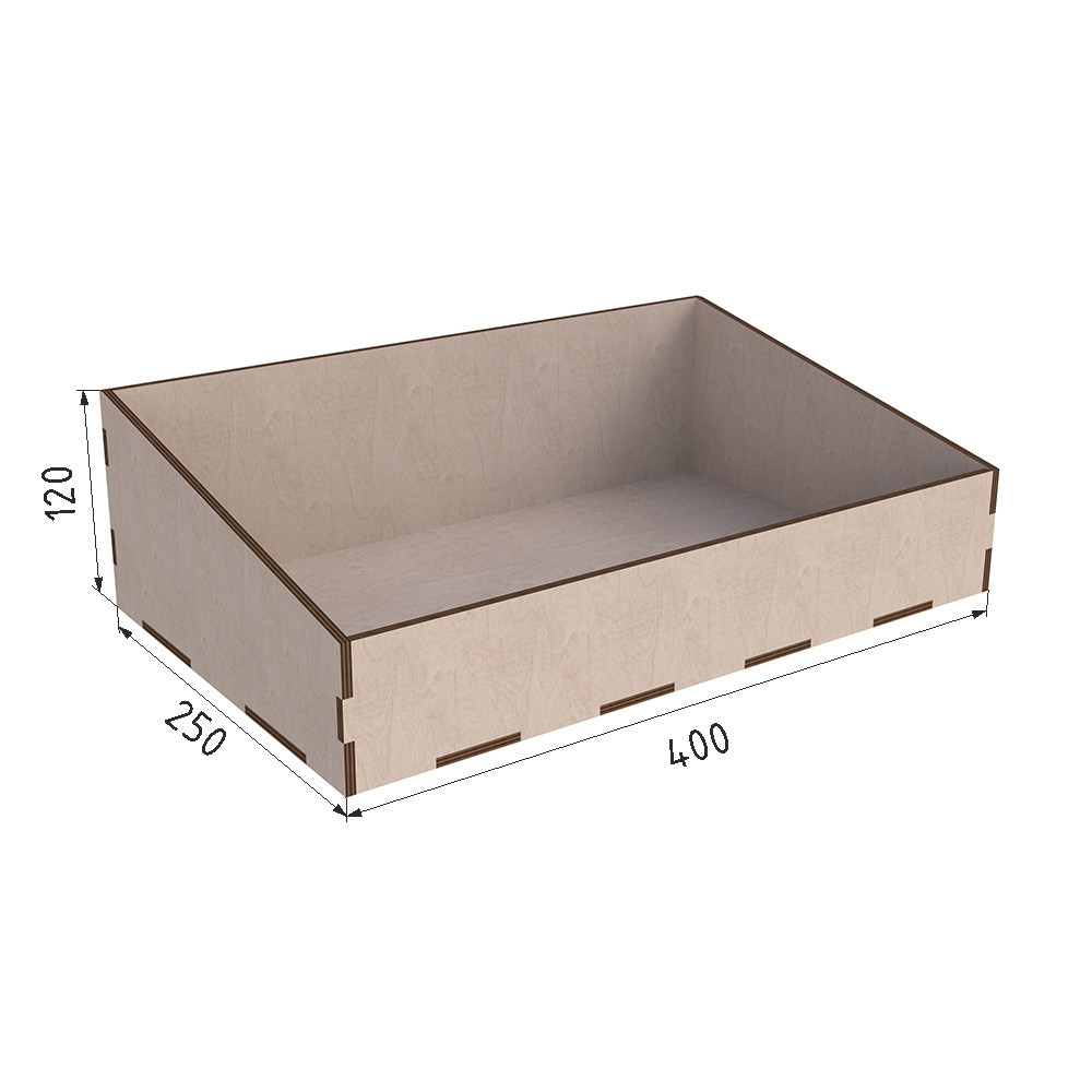 Короб EKOSTAR 400х120х250 Фанера 5 мм Киев - изображение 3