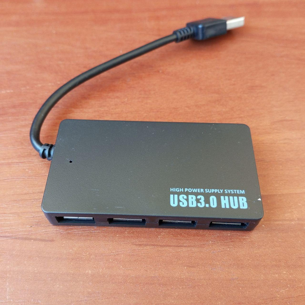 USB HUB на 4_порта USB 3.0 + гнездо питания Полтава - изображение 1