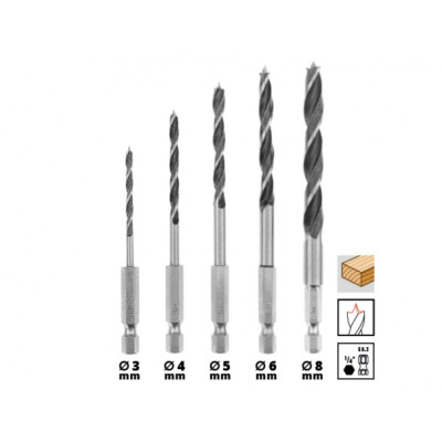 Набор сверл Einhell универсальный, 2-8мм, 16 шт, кейс (108953) Винница - изображение 8