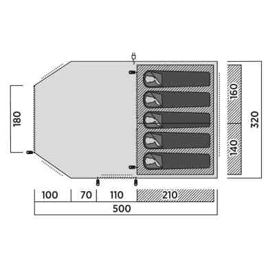 Намет Easy Camp Hamra 5 (120495) (931571) Вінниця