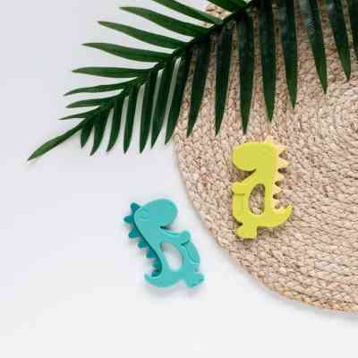 Прорізувач Canpol babies силіконова Динозавр жовтий (51/006) Вінниця