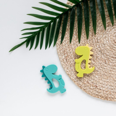 Прорезыватель Canpol babies силиконовая Динозавр желтый (51/006) Винница - изображение 4