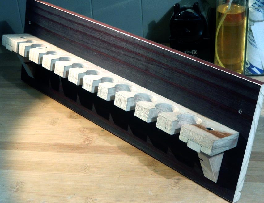 Органайзер для стамесок "Сладуан" венге-бланже Миколаїв - фото 1