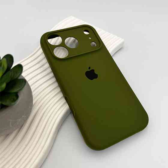 Чохол для смартфона Silicone Full Case AA Camera Protect for Apple iPhone 17 Pro 29,Army Green Київ