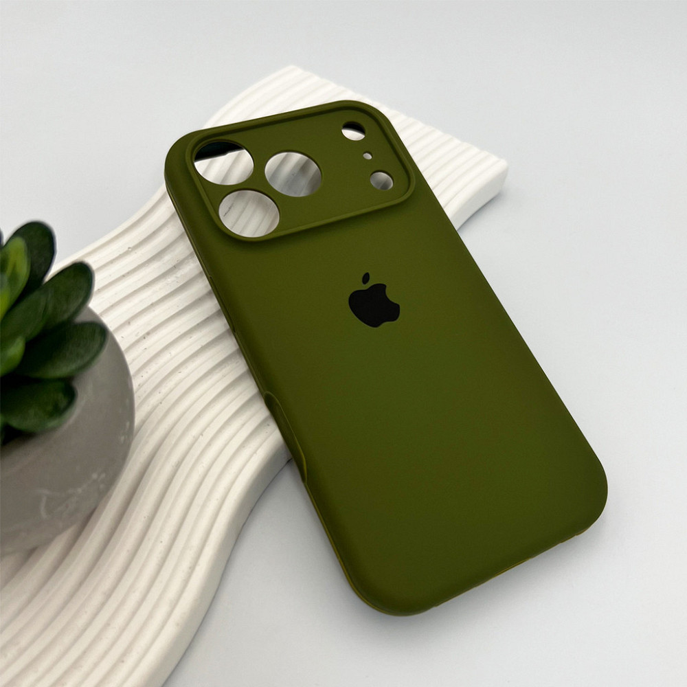 Чохол для смартфона Silicone Full Case AA Camera Protect for Apple iPhone 17 Pro 29,Army Green Київ - фото 4