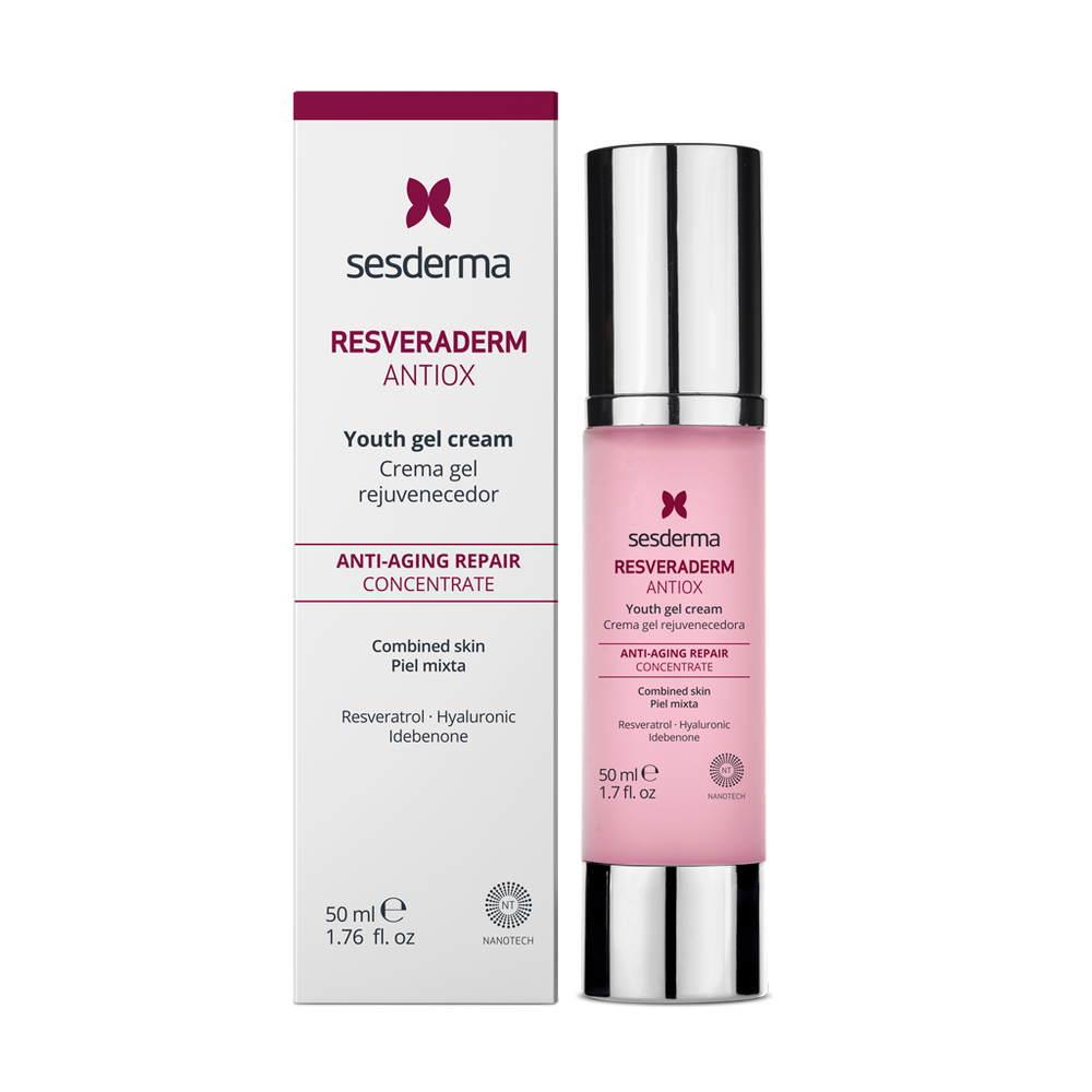 Сесдерма Концентрований омолоджувальний гель крем SesDerma Antiox Resveraderm Cream Gel, 50 мл Дніпро - фото 1