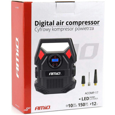 Автомобільний компресор AMiO 12V ACOMP-17 (02642) Вінниця - фото 6
