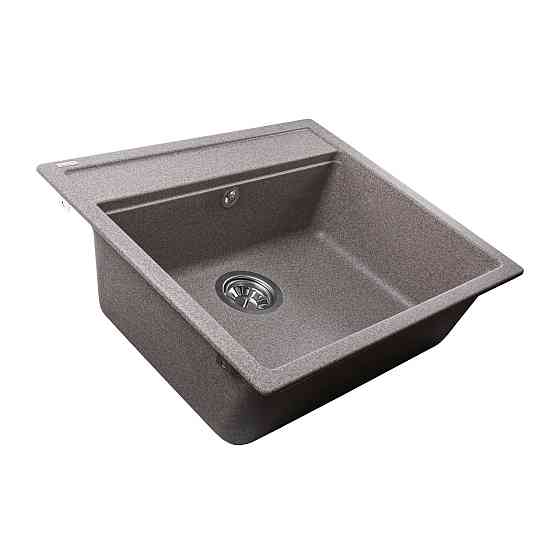 Гранитная мойка Globus Lux VOLTA мокко 570х510мм (000023501) Киев