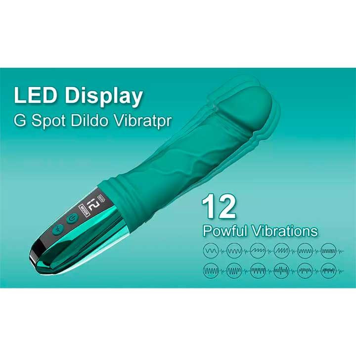 Реалістичний вібратор Satisfyer Lover 12 режимів зелений Вінниця - фото 8