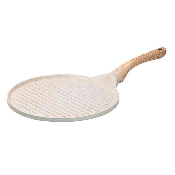 Breakfast Сковорода гриль кругла Ø 26.5 см низька з гранітним покриттям бежева HP39581W Коломыя