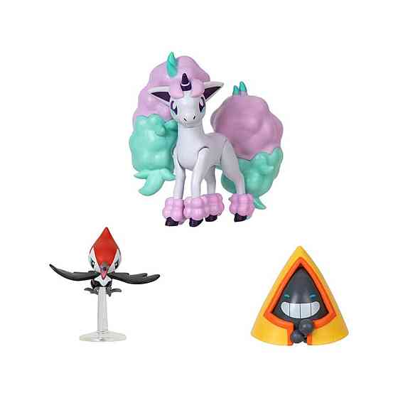 Набір ігрових фігурок Pokemon W17 - Снорант, Пікіпек, Поніта Дніпро