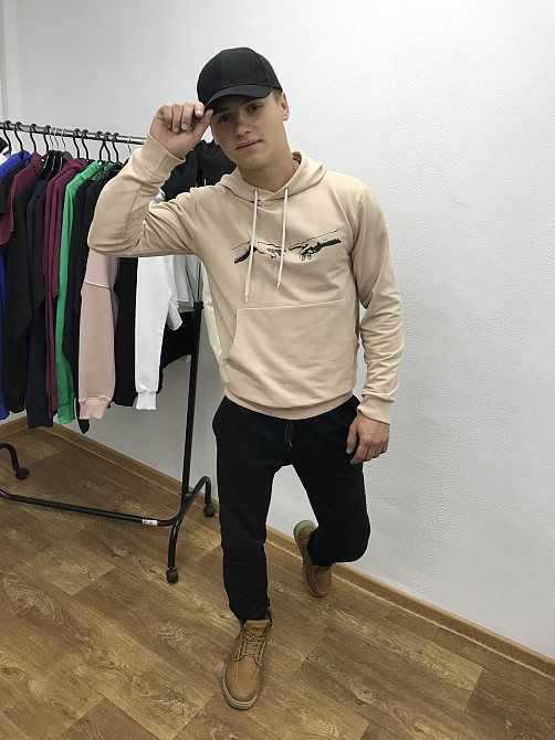 Спортивний костюм унісекс з АРТ картинкою "Створення Адама" Худді + джогери Чернівці - фото 2