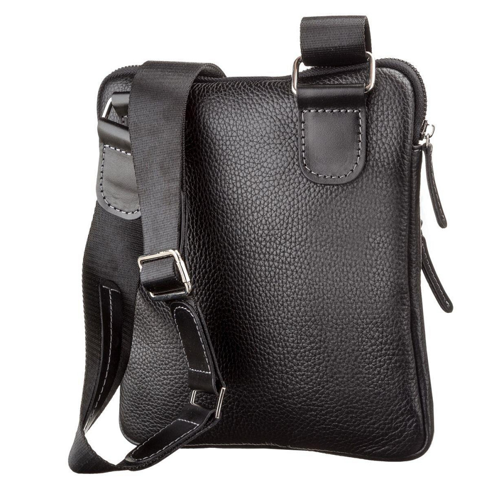 Сумка мужская кожаная Черная (SHVIGEL) Киев - изображение 6