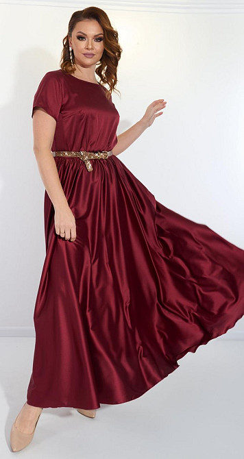 Довга шовкова сукня Київ - фото 6