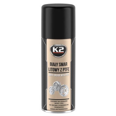 Мастило автомобільне K2 PRO White PTFE 400 мл (W121) Вінниця - фото 1