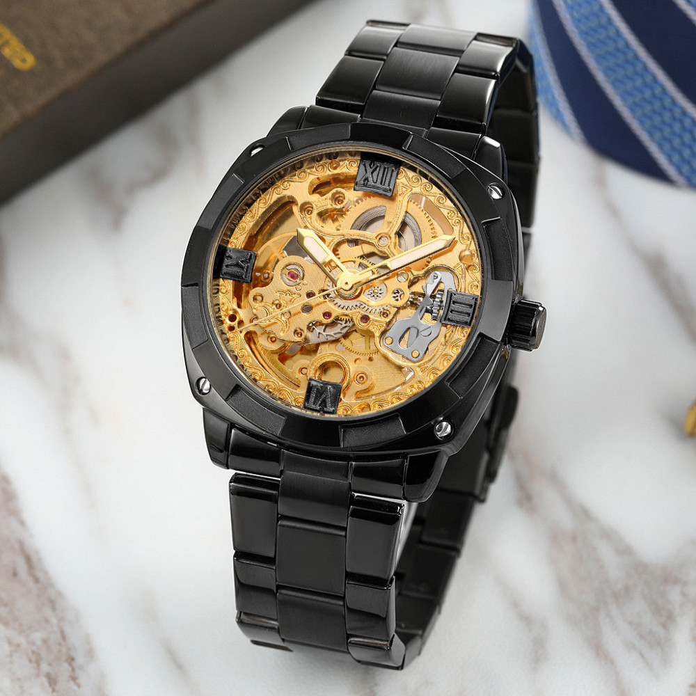 Часы мужские механические Forsining Spectrum Черный Киев - изображение 13