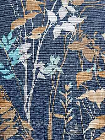 Винілові на флізелін Eristmann Casyal Chic 1.06x10 листя рослини бірюзові сірі на білому 10258-18 Київ