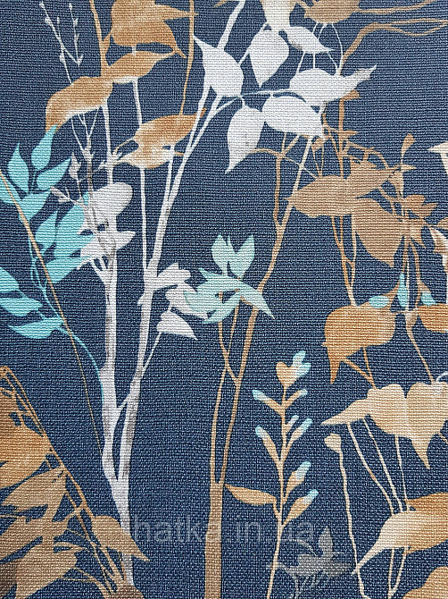 Винілові на флізелін Eristmann Casyal Chic 1.06x10 листя рослини бірюзові сірі на білому 10258-18 Київ - фото 3