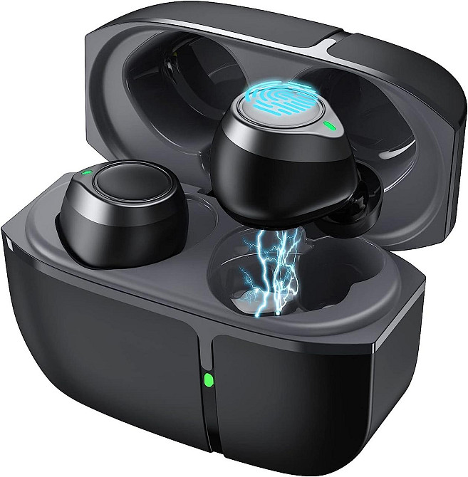 Бездротові навушники IDE11 Bluetooth 5.1 TWS: Спортивні, Водонепроникні IPX7, HI-FI звук, 48 годин роботи, USB-C, Чорні Київ - фото 2