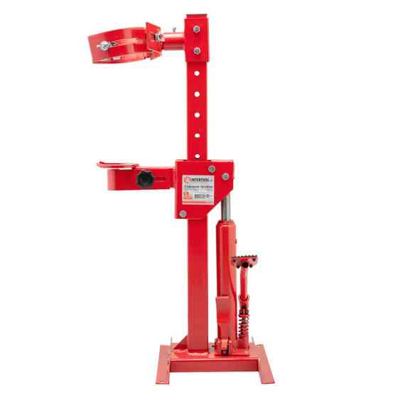 Съемник пружин гидравлический, стационарный, 1 т INTERTOOL GT1701 Киев