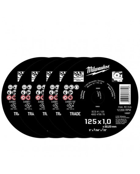 Диск відрізний по металу MILWAUKEE, SCS 41/125x1, діаметр125мм NEW Одеса - фото 2