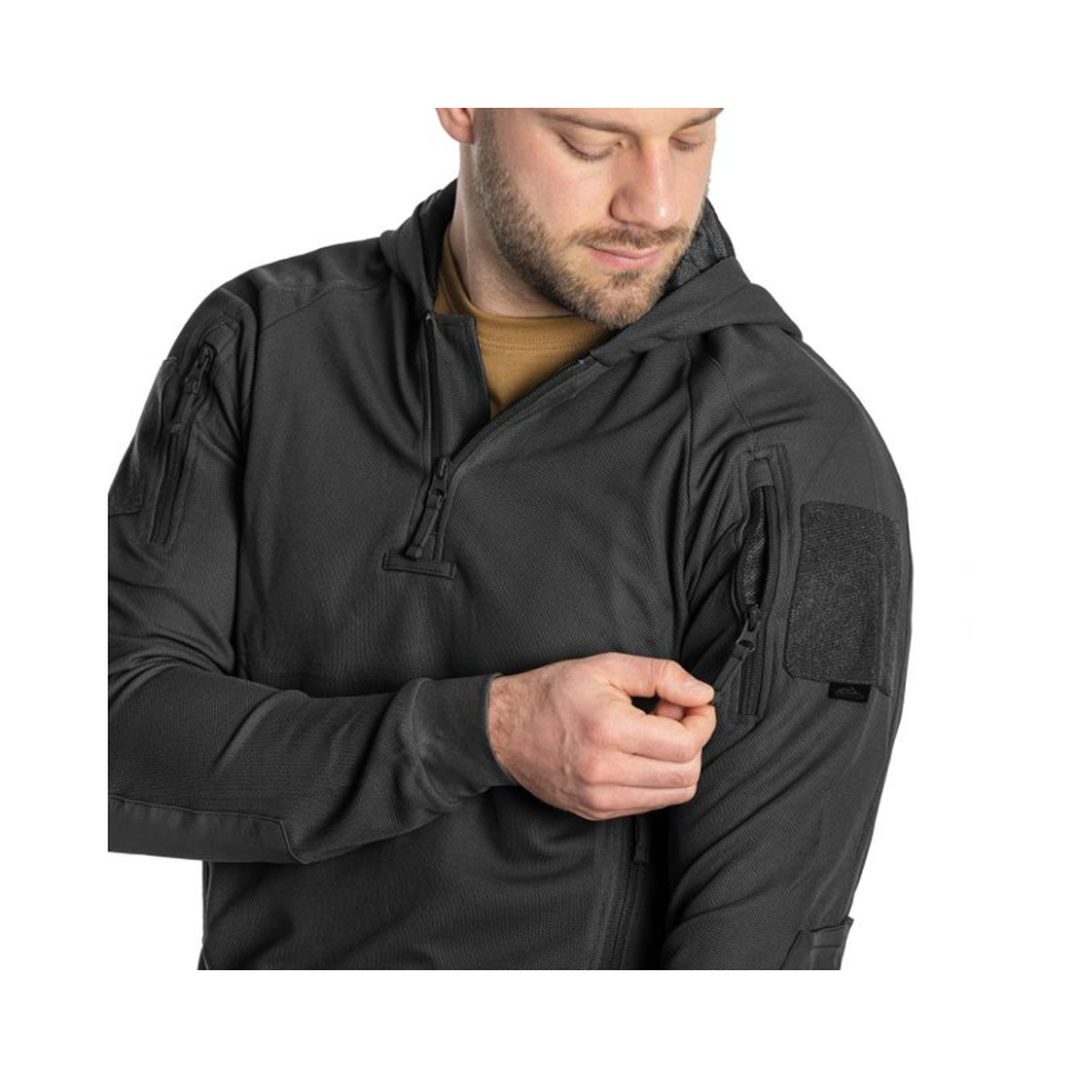 Кофта тактична Helikon-Tex RANGE HOODIE - TopCool, чорний, розмір XL Киев - изображение 6