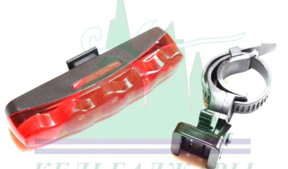 Стоп-сигнал (у зборі) велосипедний (універсальний) (5 LED, АА*2шт, 25,4 -31,8mm) (mod 358) KL Мукачево - фото 1