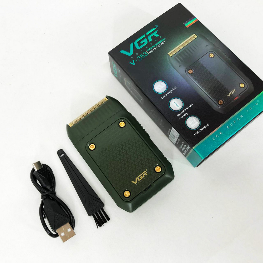 Мужская водонепроницаемая аккумуляторная бритва VGR, Электробритва для мужчин, Бритва для сухого бритья IS-49 Львов - изображение 4