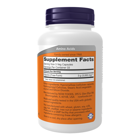 Glycine 1000 mg - 250 vcaps (Пошкоджена банка) Київ