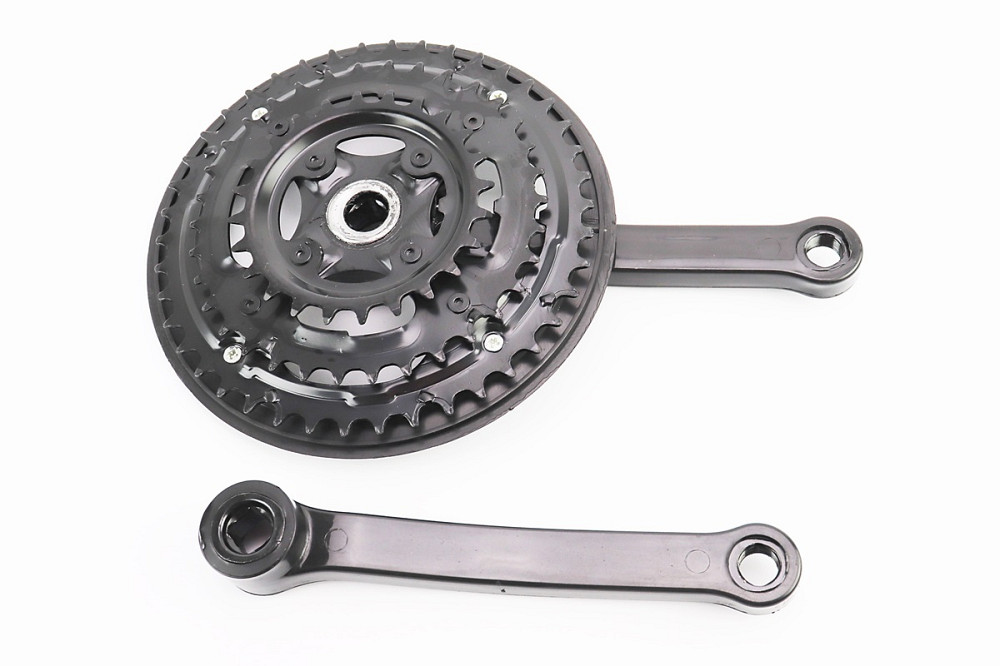 Шатуни "квадрат" 170мм, 42.34.24T MTB, чорні BL 02 (вузький), (можливі потертості) Київ - фото 2