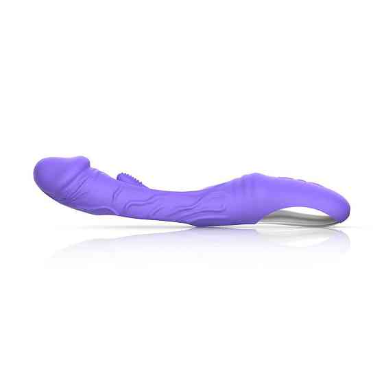 Вибратор Good Vibes Only - Flax Vibrating Dildo with G-Spot Stimulator Sex Aura Киев