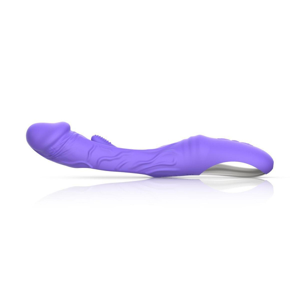 Вібратор Good Vibes Only - Flax Vibrating Dildo with G-Spot Stimulator Sex Aura Київ - фото 4