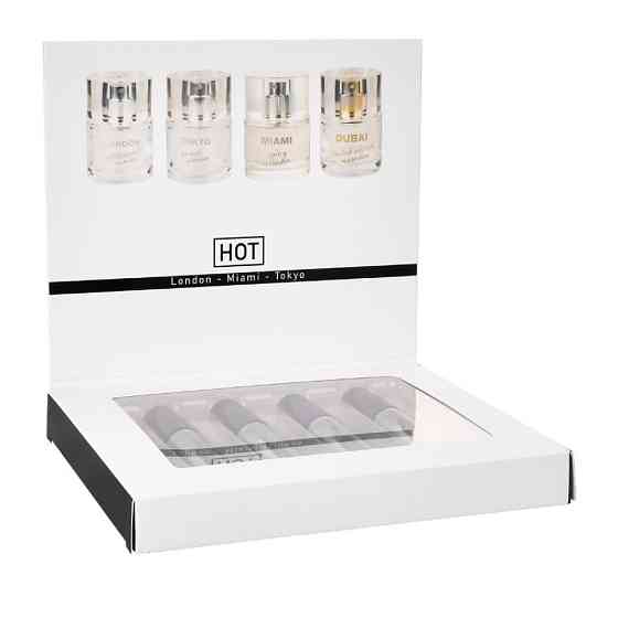 Набір жіночих парфумів з феромонами HOT LMTD Pheromone Perfume Women, 4x5 мл Sex Aura Київ