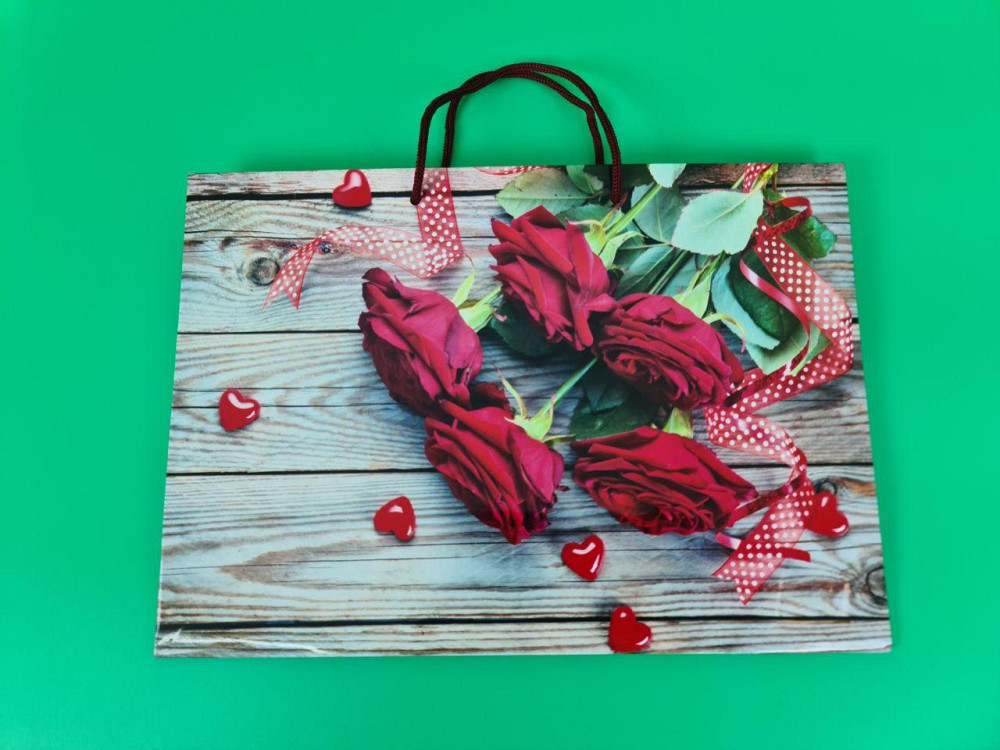 Бумажный большой горизонтальный пакет  36/22/10(артBG-137) (12 шт) Харьков - изображение 4