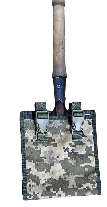 Чохол для лопаті кольору піксель лопатний підсумок 21*21 см із системою молі Одеса - фото 8