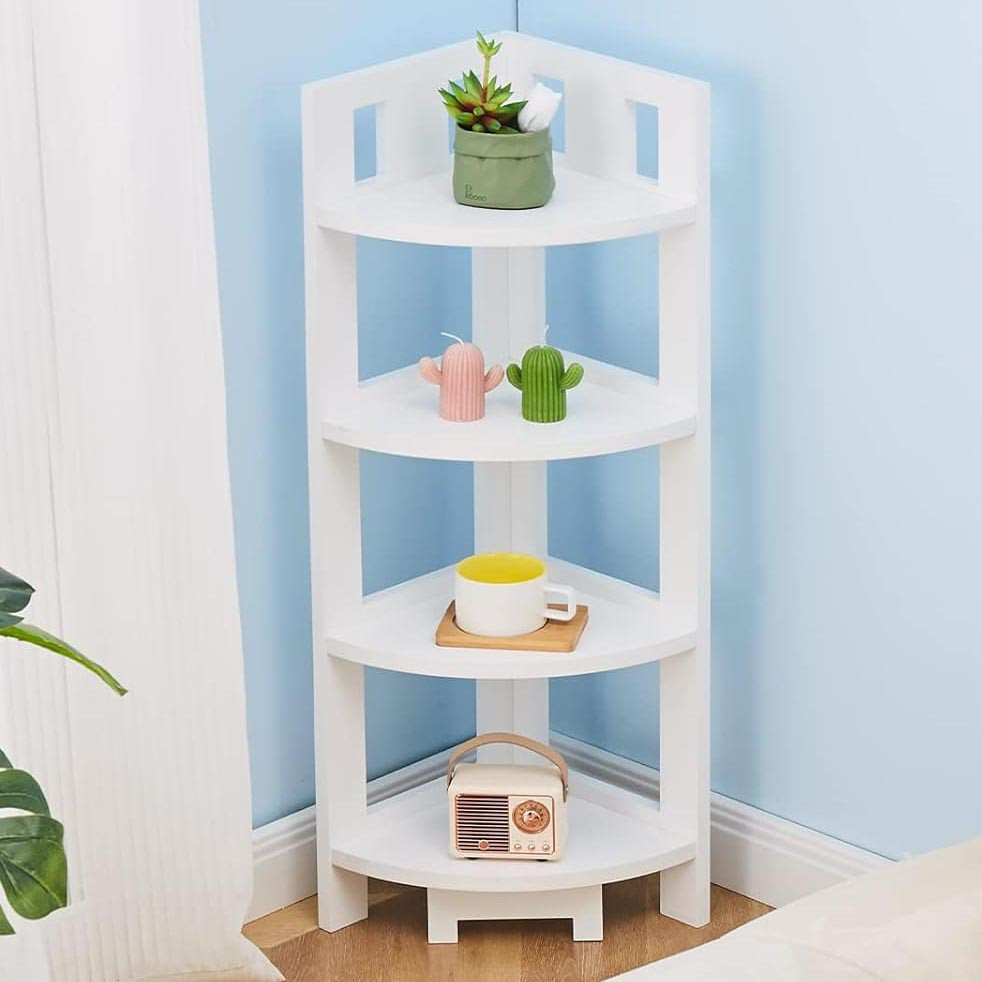 Стеллаж кутовий для ванної "Привальта 30" зефір Миколаїв - фото 1