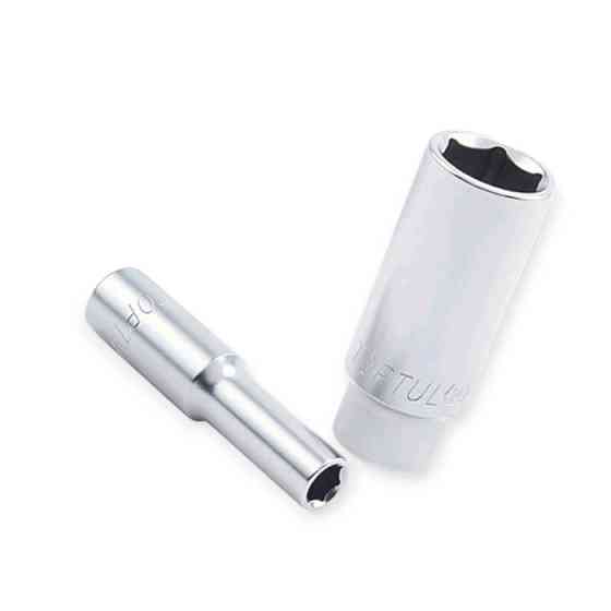 Головка торцевая шестигранная удлиненная 1/2 19мм CrV Мукачево