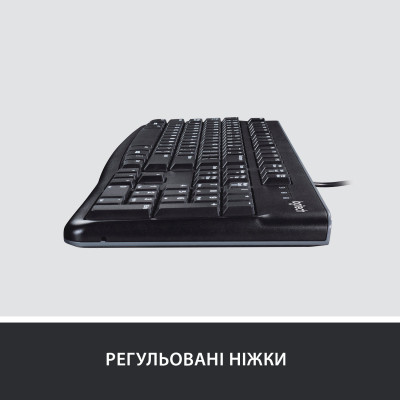 Клавіатура Logitech K120 Ukr (920-002643) Вінниця - фото 3